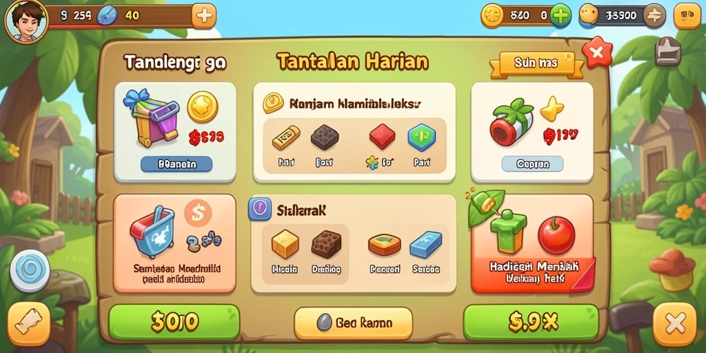 Pengalaman bermain yang seru dan menantang.