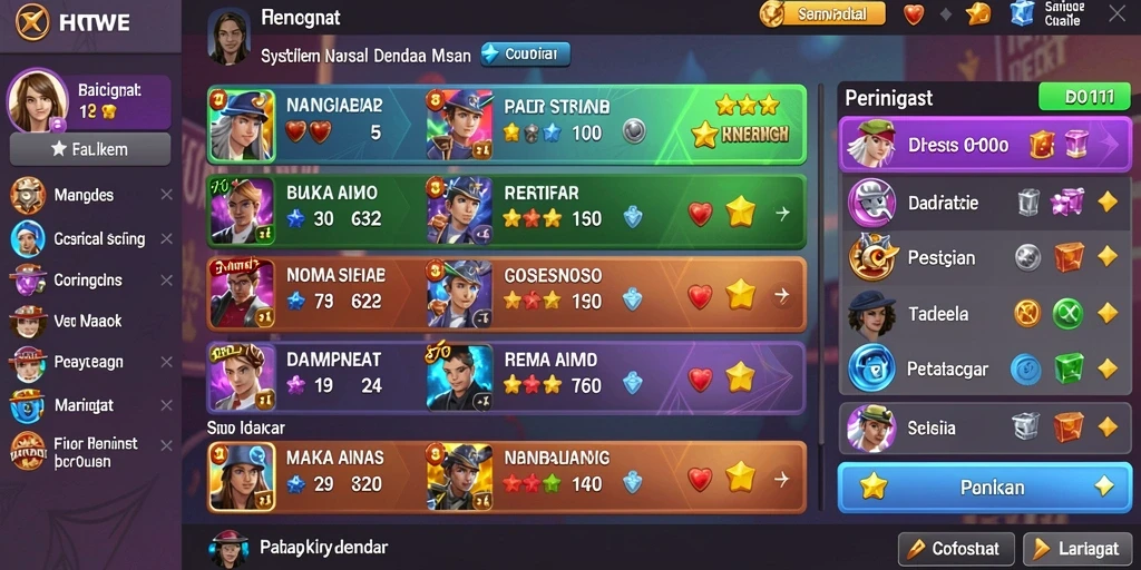 Berbagai jenis permainan togel yang tersedia.