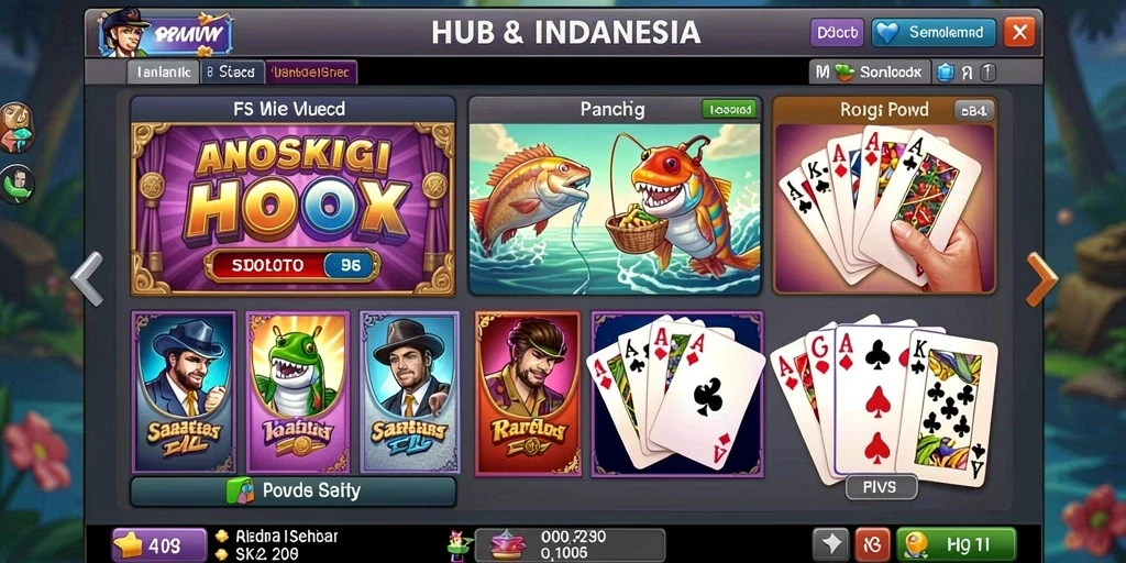 Tampilan fitur peningkatan karakter yang menarik.