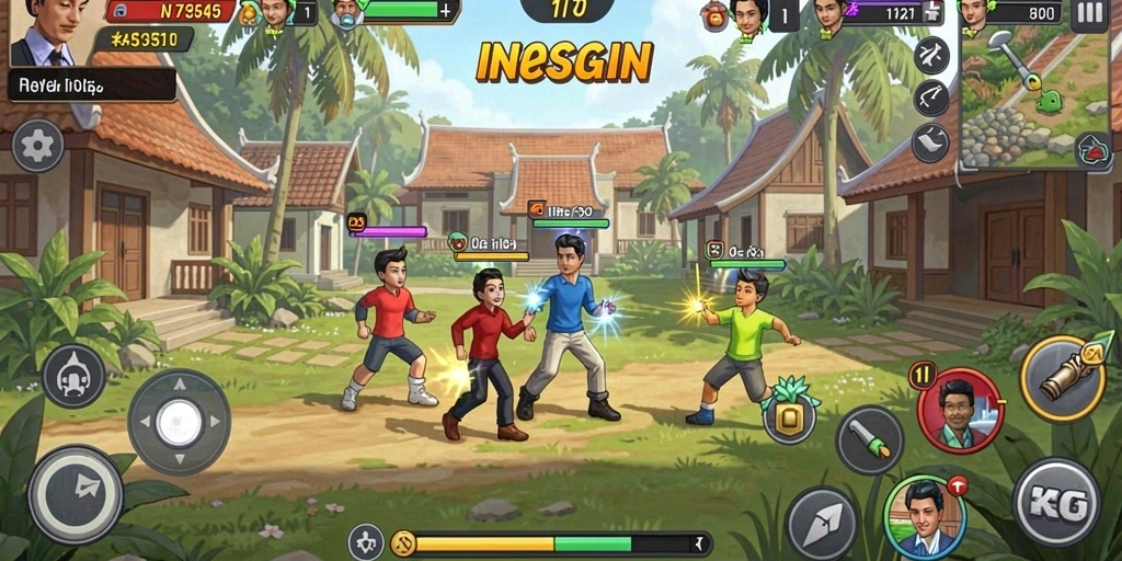 Kustomisasi karakter yang beragam dan unik.